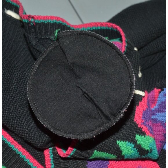 Vintage Jantzen Classics Cardigan Sweater Size XL Floral Hand Embroidered Granny - Picture 8 of 10